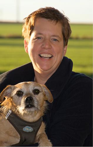 Cornelia Becker mit Hund